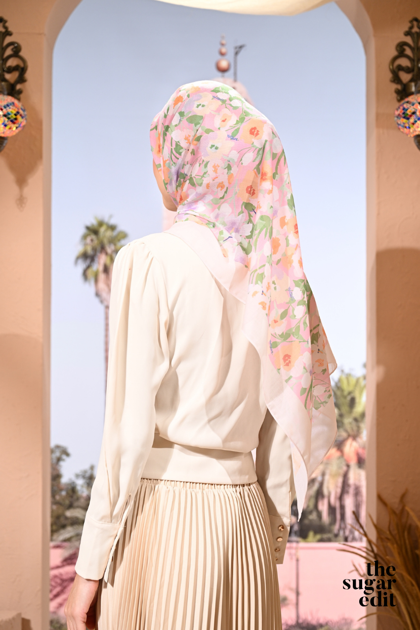 THESUGAREDIT Jasmine Collection French Cotton Bawal ( WISE )