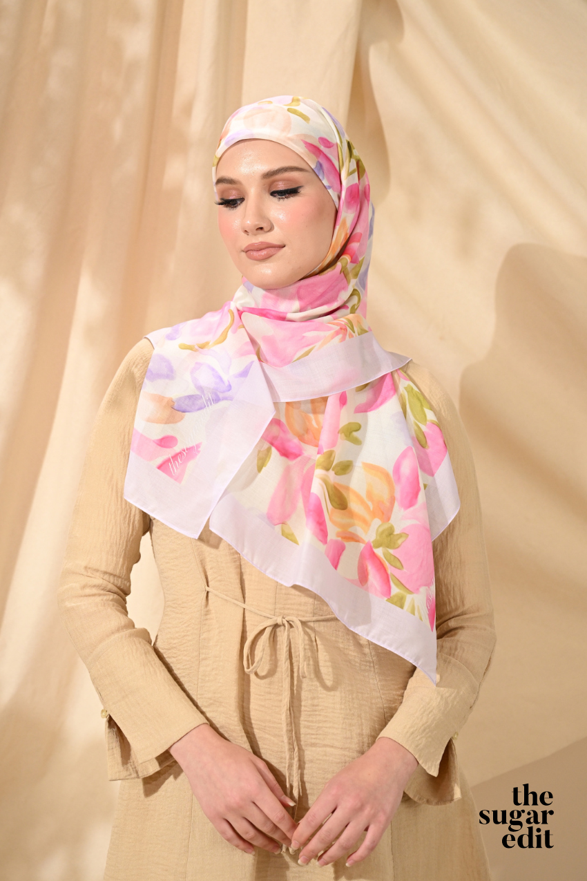 THESUGAREDIT Jasmine Collection French Cotton Bawal ( GLORIOUS )