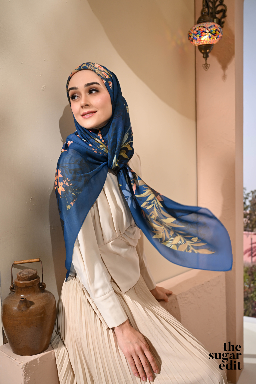 THESUGAREDIT Jasmine Collection French Cotton Bawal ( POISE )
