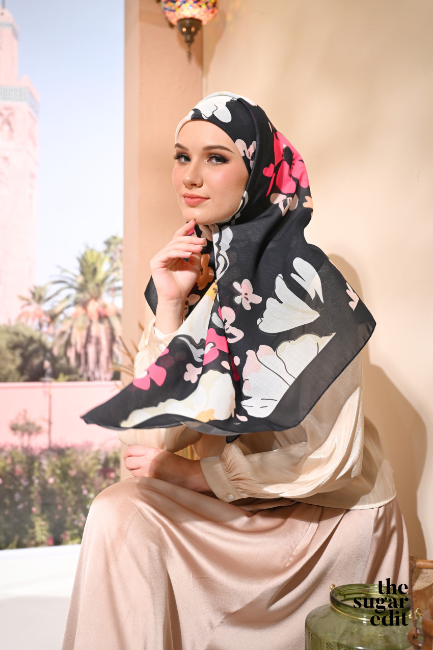 THESUGAREDIT Jasmine Collection French Cotton Bawal ( MOREH )