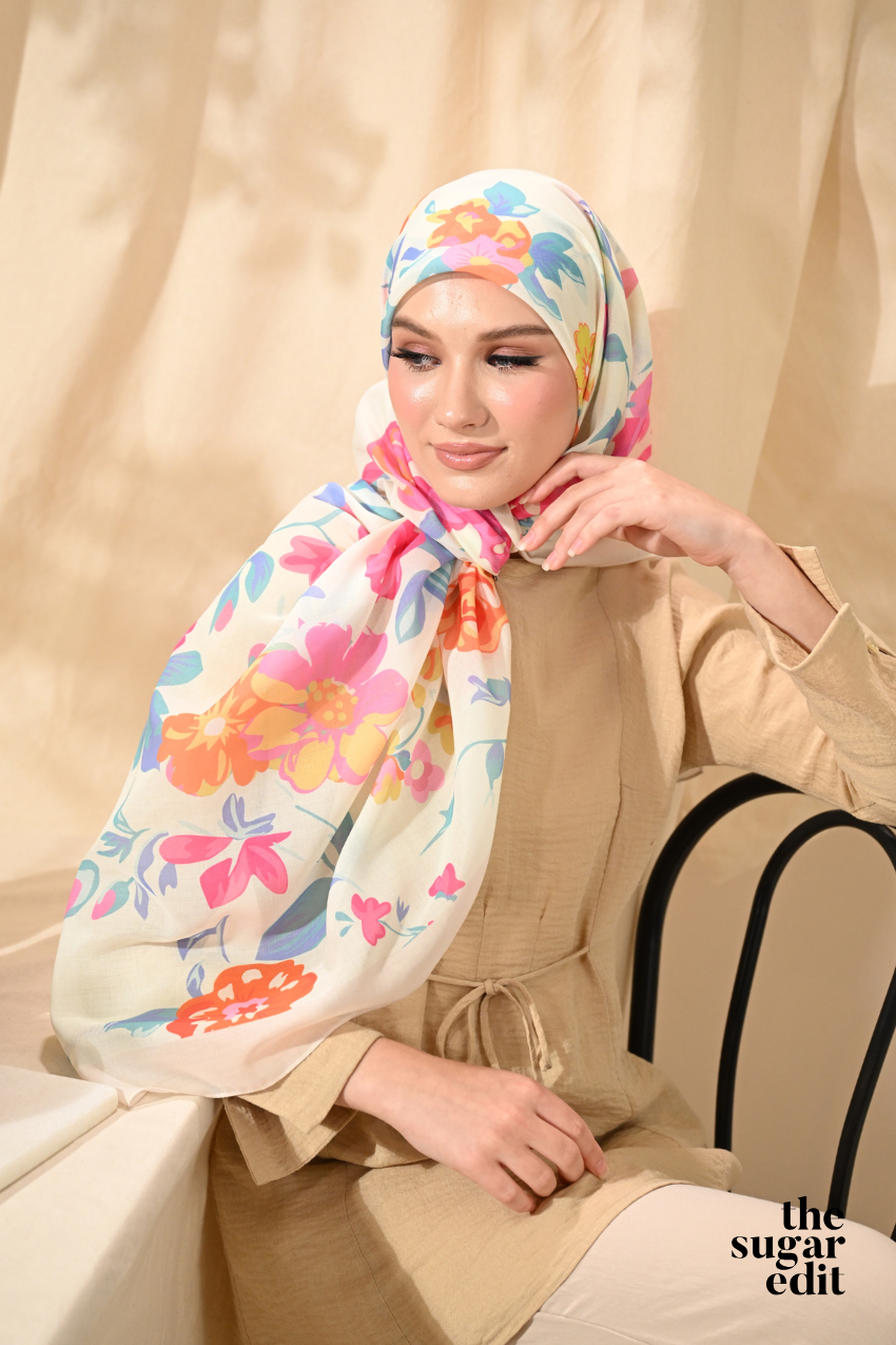 THESUGAREDIT Jasmine Collection French Cotton Bawal ( MAGICAL)