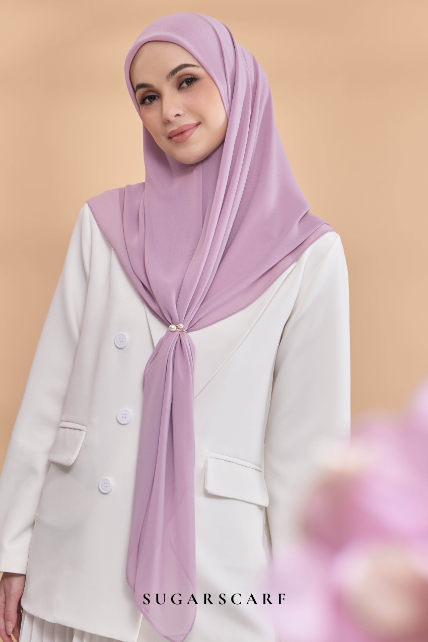 Emily Lux Chiffon  ( Fearless - Lavender )