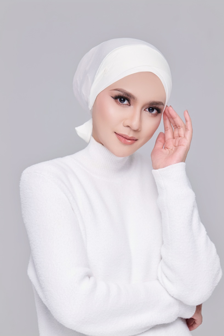 ( Signature Criss Cross) Ultimate Comfort Underscarf Inner In (Bridal White)