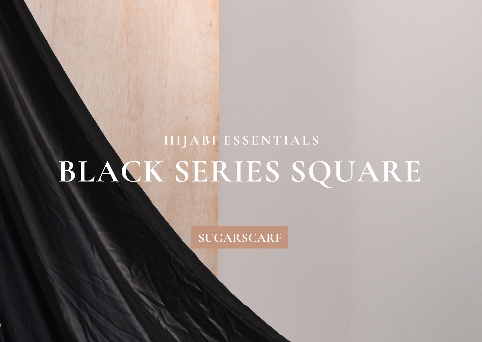 Hijabi Essential: Black Series Square