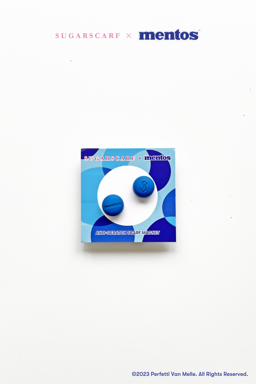 Sugarscarf x Mentos Magnet Brooch Candy Set ( 2 pairs in one set)