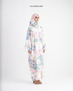 She is In Bloom Abaya Outer in Maria