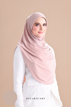 Iris Slip On Plain Hijab (Latte)