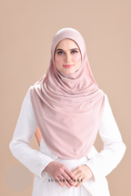Iris Slip On Plain Hijab (Latte)