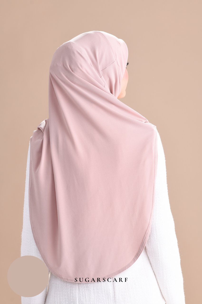 Iris Slip On Plain Hijab (Latte)