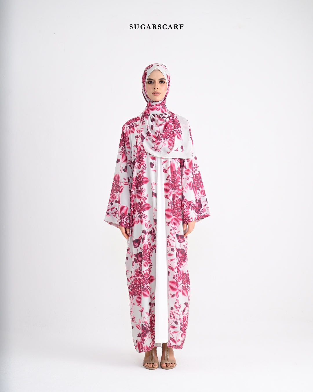 She is In Bloom Abaya Outer in Alicia