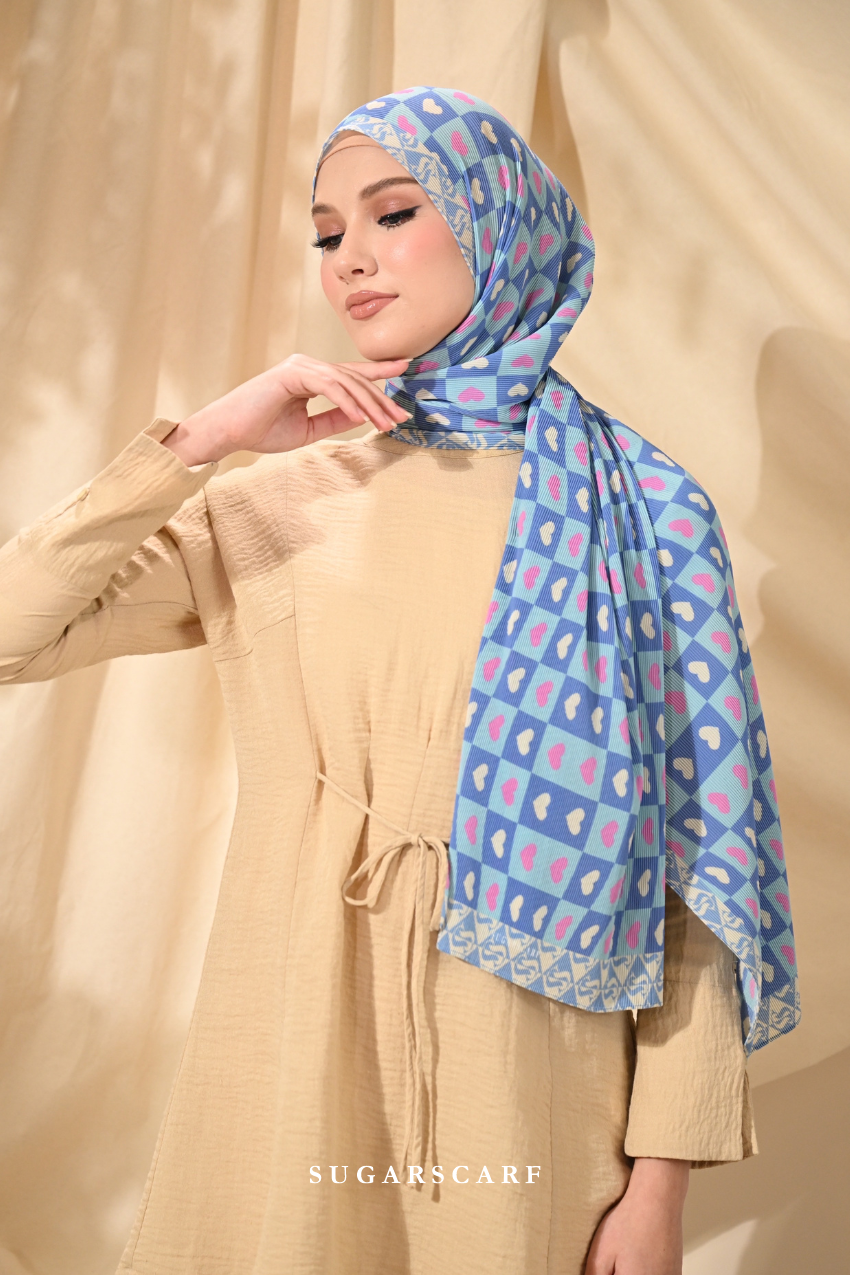 ( Full Wide Pleats Shawl ) Kindness ( PEACE )