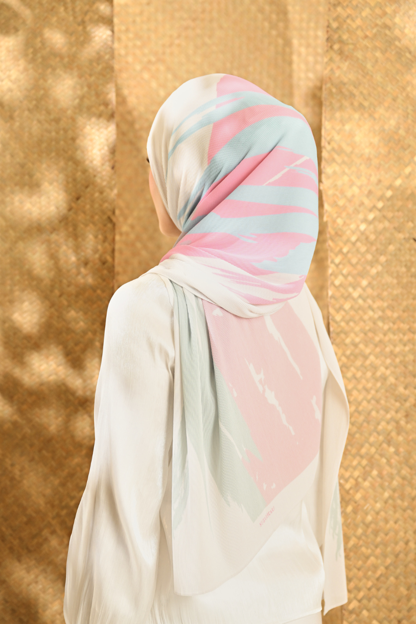 YES ( Full Wide Pleats Shawl ) Seri Raya Euphoria ( Seraphic )