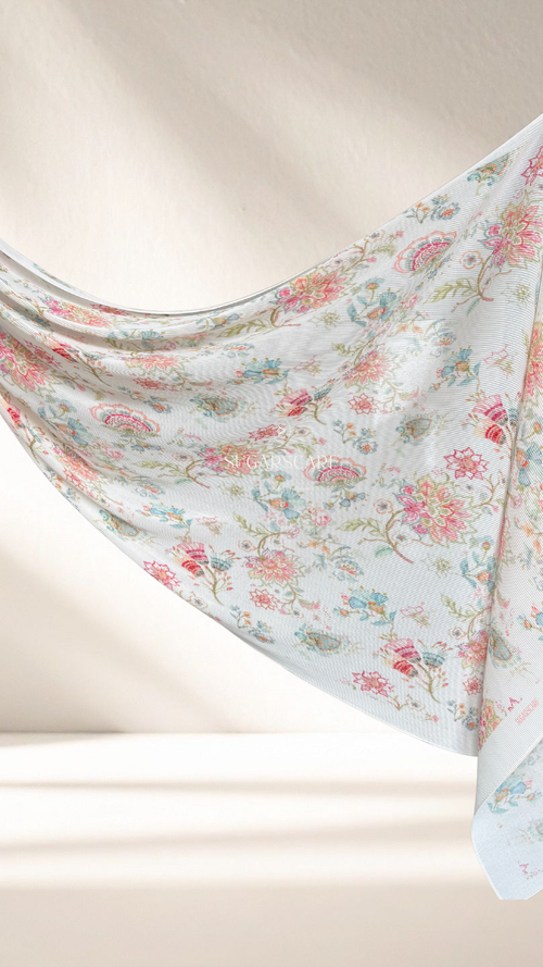 Fall In Love Wide Ultra Fine Pleated Shawl Ironless · in Elise