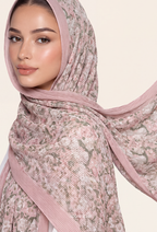 Fall In Love Wide Ultra Fine Pleated Shawl Ironless · in Julie