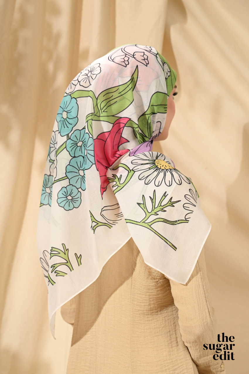 YES DEFECT - THESUGAREDIT Jasmine Collection French Cotton Bawal ( SELFIE )