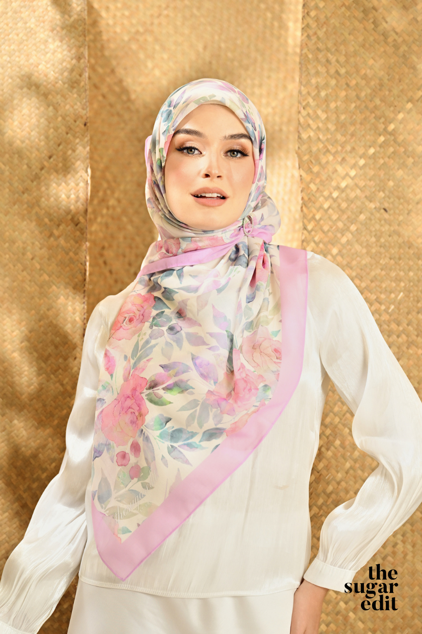 YES THESUGAREDIT Blooming Edit Vol 1 French Cotton Bawal ( Fatema )