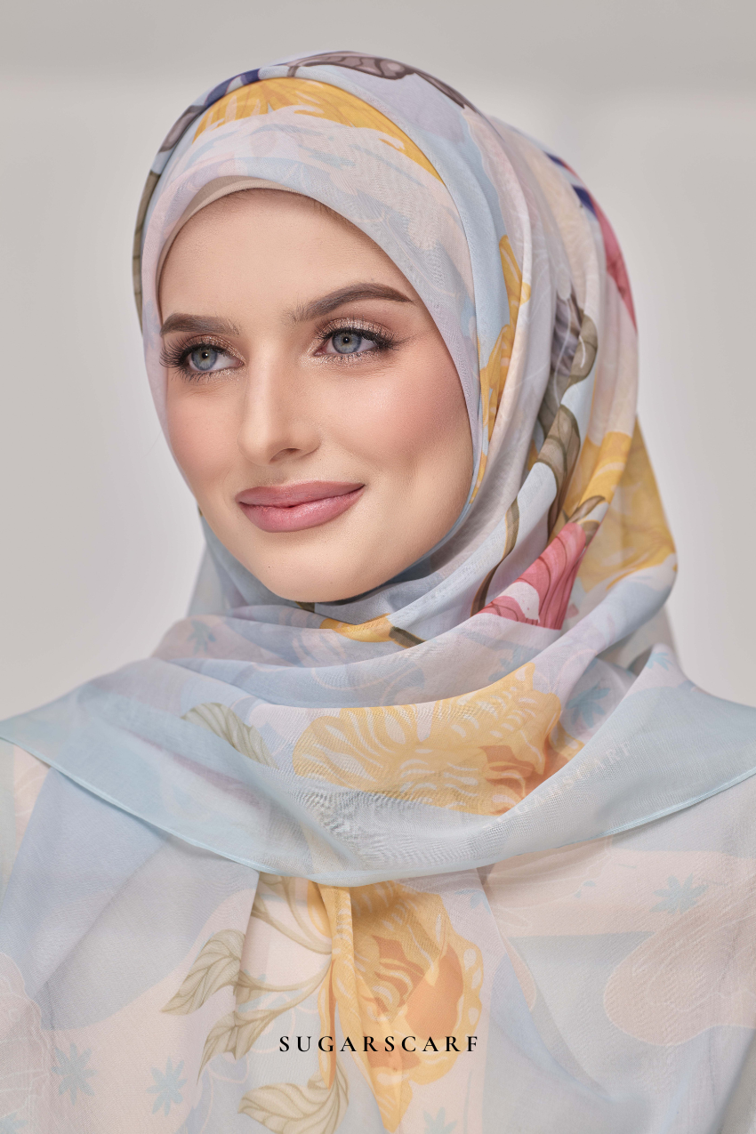 YES ( Japanese Voile Vol2 Square Scarf ) Riang Raya in ( BERSERI )