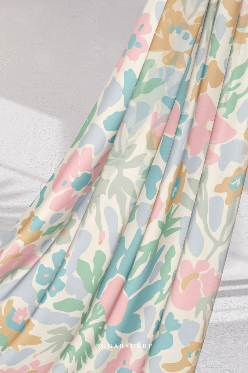 Long Scarf Shawl Harmony in Whimsical Dream