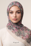 TSE BloomInvitation Japanese Cotton Voile Square - SaoPaolo