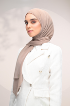 YES DEFECT - ( Full Wide Pleats Shawl ) Elegant Folds Everyday Ironless Pleats Shawl ( Vintage )