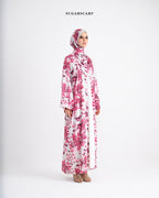 She is In Bloom Abaya Outer in Alicia