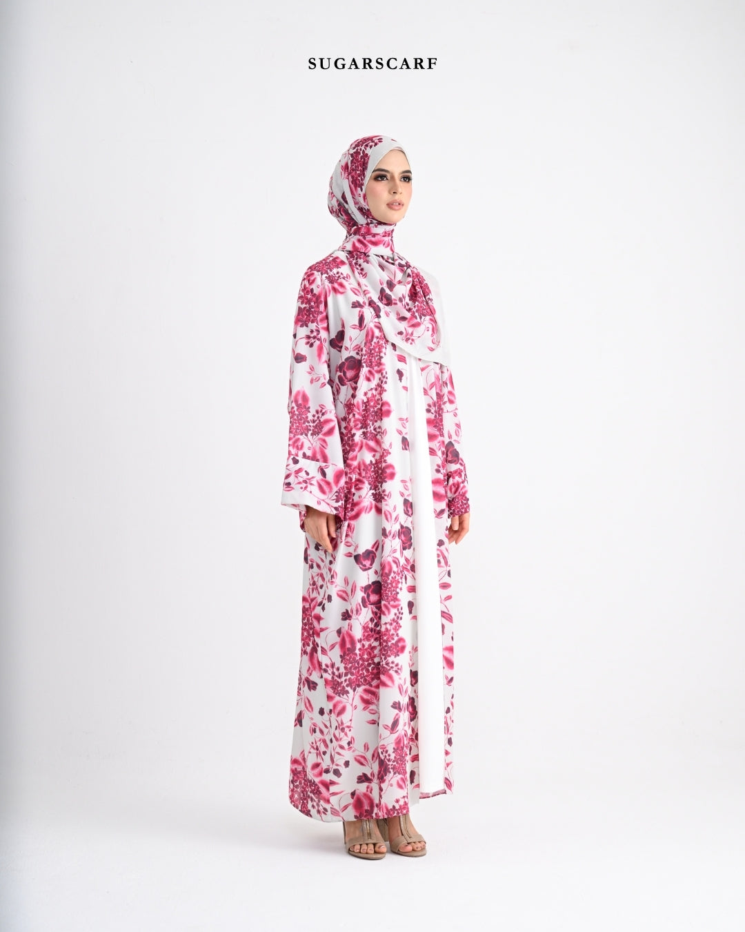 She is In Bloom Abaya Outer in Alicia