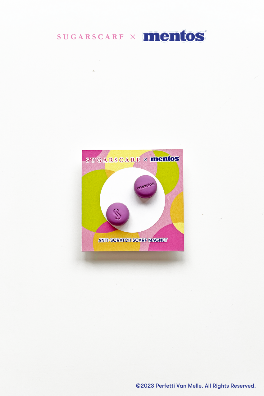 Sugarscarf x Mentos Magnet Brooch Candy Set ( 2 pairs in one set)