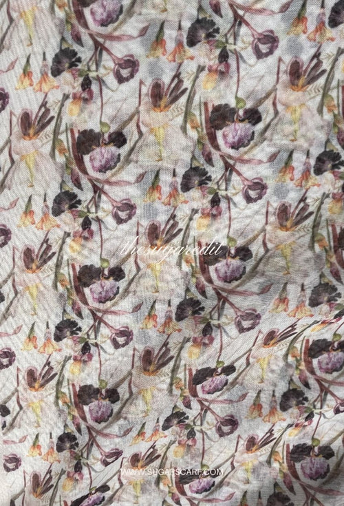 TSE Mod Japanese Cotton Voile Square In Eugenie