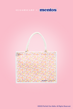 Sugarscarf X Mentos Canvas Cotton 100% ToteBag in Fruity