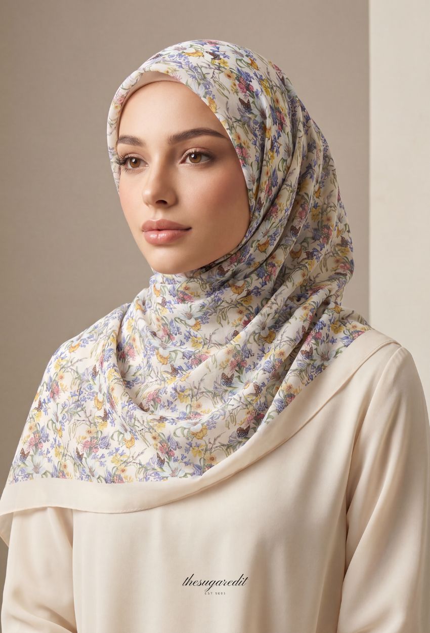 TSE Mod Japanese Cotton Voile Square In Lucie
