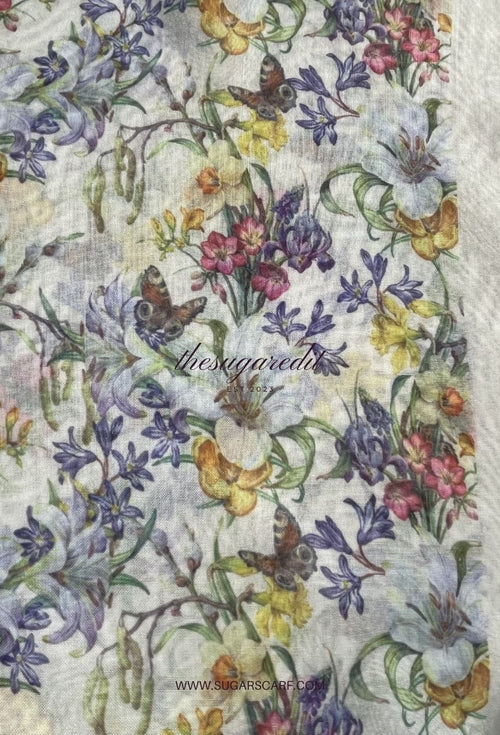 TSE Mod Japanese Cotton Voile Square In Lucie