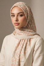 TSE BloomInvitation Japanese Cotton Voile Square - Parker