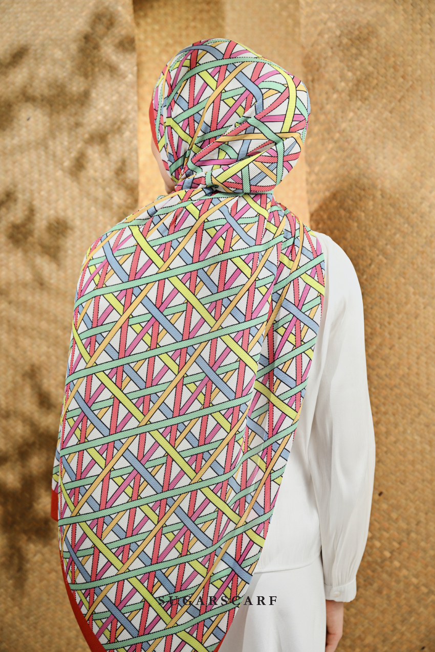 ( Full Wide Pleats Shawl ) Classy Simpulan ( PELITA )