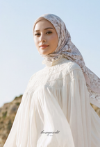 TSE BloomInvitation Japanese Cotton Voile Square In Mayfair