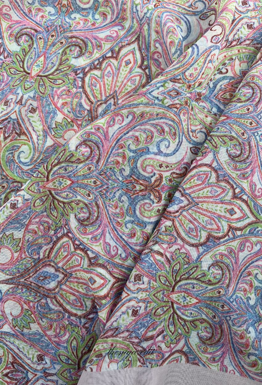 TSE December Serenity Japanese Voile Square In Keira Garden