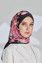 YES DEFECT ( Full Wide Pleats Shawl ) Raya Vol 1 Seri Fiora ( SERI MALAM )