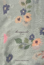 TSE Mod Japanese Cotton Voile Square In Alba