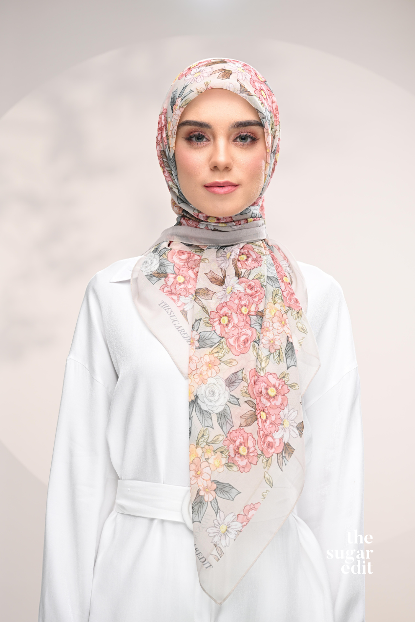 YES DEFECT - THESUGAREDIT Blooming Japanese Cotton Voile In ( Be Kind )