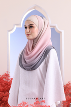 YES DEFECT - OmbreMonogram Pleated Shawl in Seoul (CODE PS)