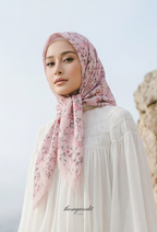 TSE BloomInvitation Japanese Cotton Voile Square In Promise