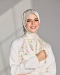 YES DEFECT - Matte Satin Silk Sq (Garden Whimsy) in Bloom Muse