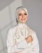 YES DEFECT - Matte Satin Silk Sq (Garden Whimsy) in Bloom Muse
