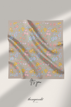 YES DEFECT - TSE Paris Cotton Voile Square Scarf ( It's You )