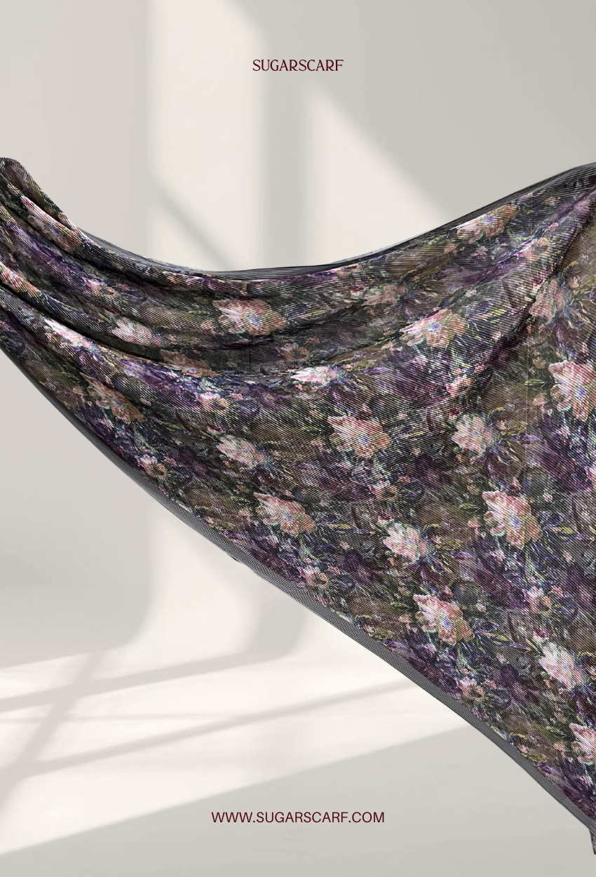 Fall In Love Wide Ultra Fine Pleated Shawl Ironless · in Renoir