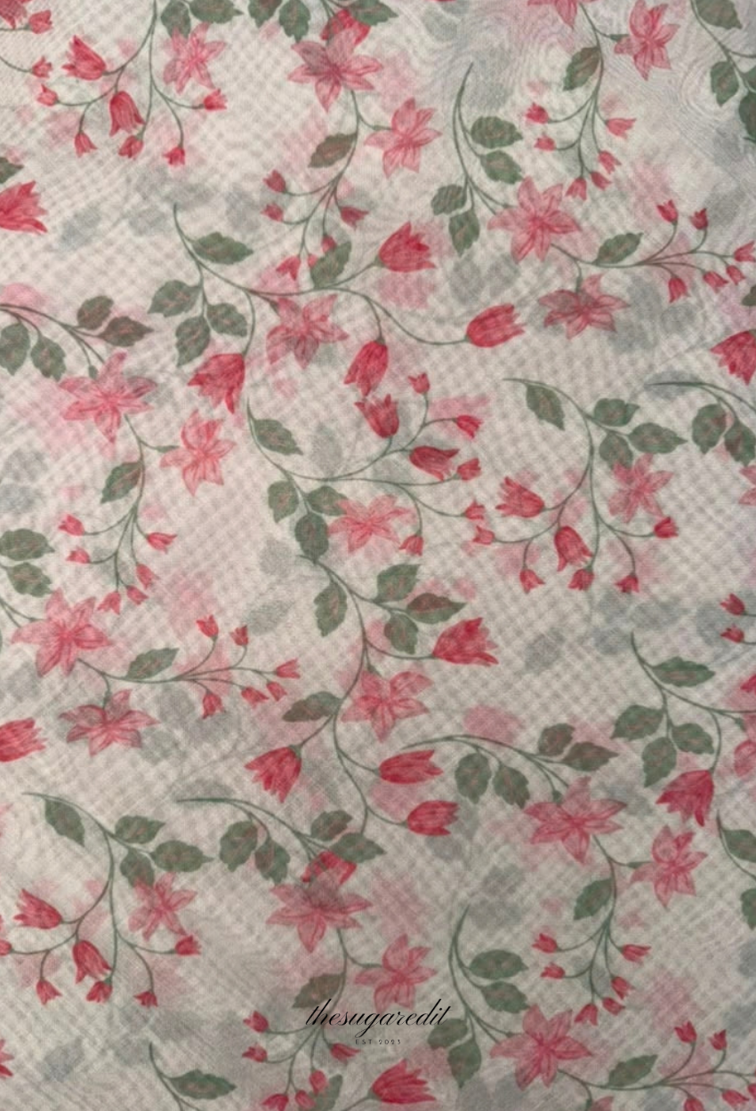 TSE BloomInvitation Japanese Cotton Voile Square - Toronto