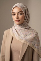 TSE BloomInvitation Japanese Cotton Voile Square - Alex