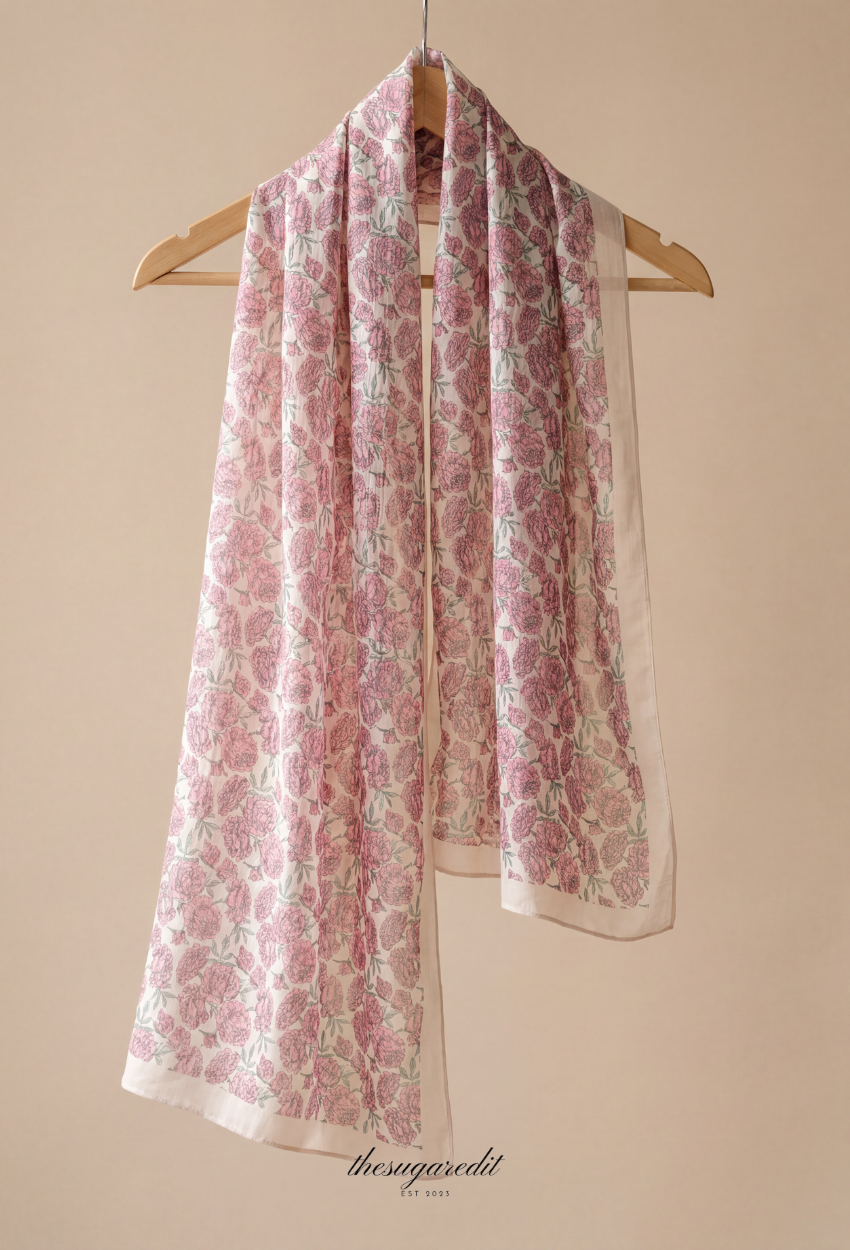 TSE Grace Collection Japanese Voile Square In YouAreUnbroken