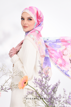 YES ( Full Wide Pleats Shawl ) Raya Vol 1 Seri Fiora ( SERI PAGI )