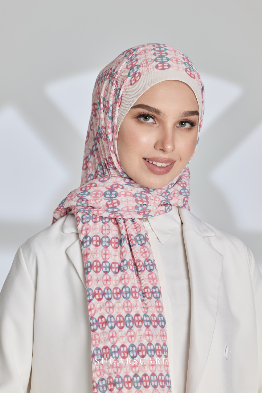 ( Full Wide Pleats Shawl ) Girl Boss ( Iconic )