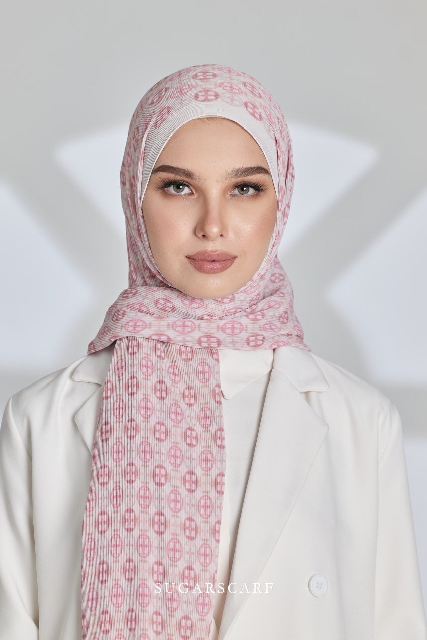 ( Full Wide Pleats Shawl ) Girl Boss ( Charisma )